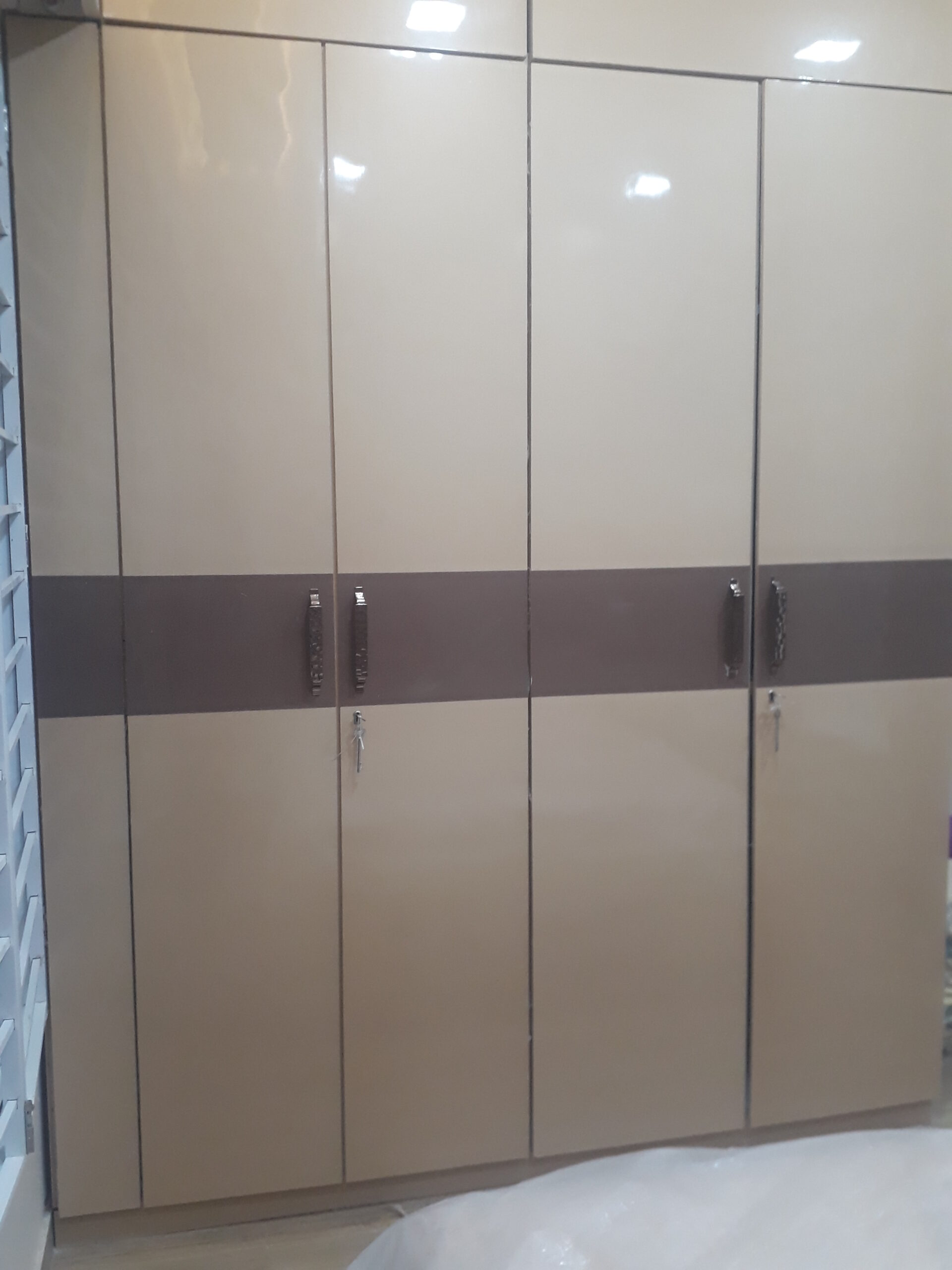 2Door wardrobe in PVC Laminate