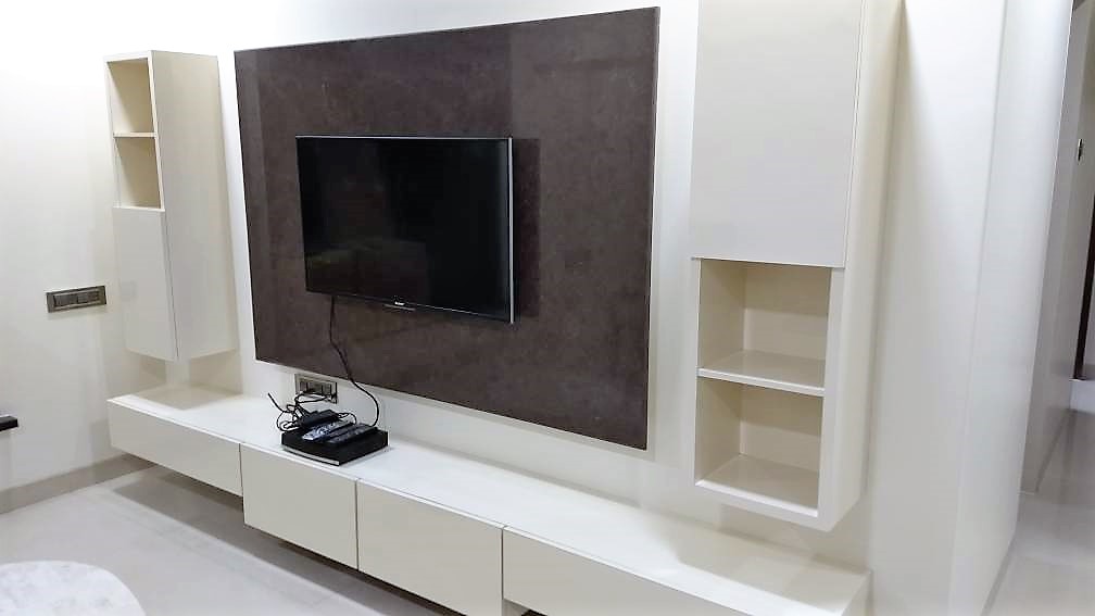 TV Unit with Italian Marble