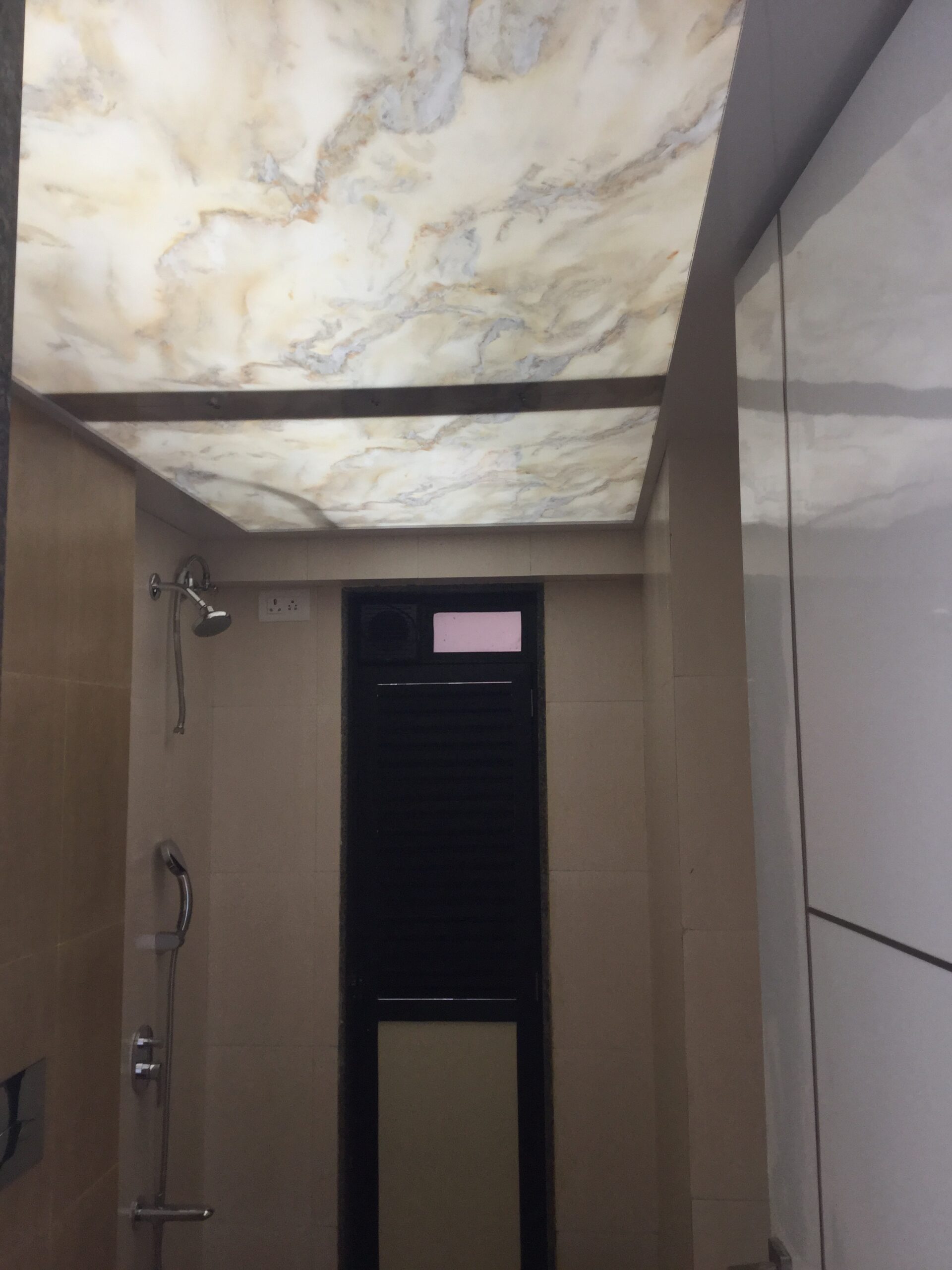 master bathroom acrylic ceiling